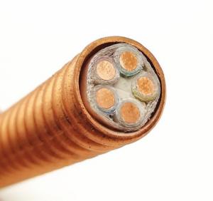 China Industrial MI Mineral Insulated Metal Sheathed Cable For Power / Heating on sale