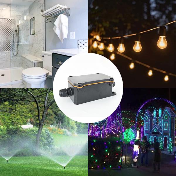 Smart Wi-Fi Outdoor Switch IP68 Waterproof Remote Control Timer Switch For Outdoor Lamp