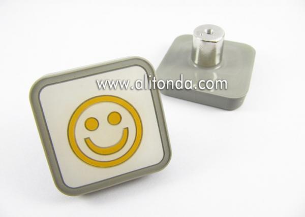 Buy PVC cartoon smiling face sun image square shape room handle children drawer knobs custom at wholesale prices