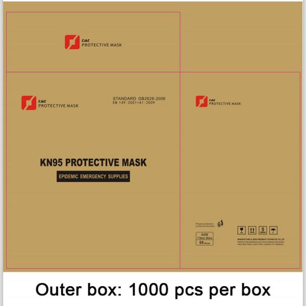 FDA Approved CE EN 149 Standard FFP2 PM 2.5 Disposable 3d Folding Kn 95 Kn95 Kn95-Mask Facemask Face Mask