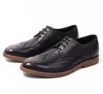 Comfortable Derby Mens Leather Casual Shoes , Breathable Soft Sole Shoes For