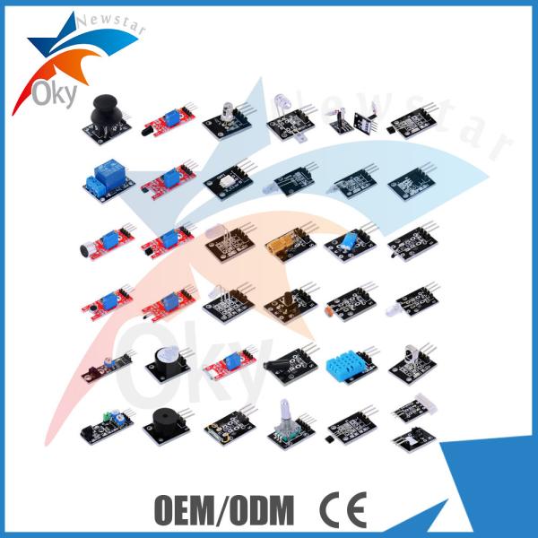 Circuit board Starter Kit For Arduino , 37 in 1 Arduino Compatible Sensor Module