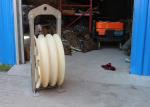 Nylon Material Transmission Line Stringing Tools Pulley Block to Release the