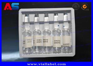 Quality Oils Ampoules 1ml Plastic Blister Packaging PVC / PET Material White Color for sale