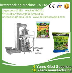 China Automatic Fresh vegetables Packing Machine with metal detector machine & Nitrogen making machine on sale