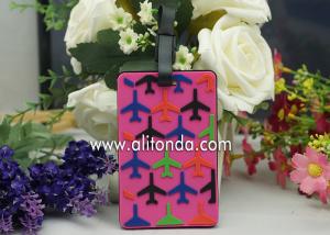 China Custom plane luggage tag for airline company promotional luggage tag travel agent souvenir gifts luggage tag on sale