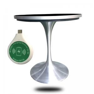 Quality Indoor Round Style Coffee Wireless Charger In It Capacitive Touch 22 Inch Touch Screen Coffee Table for sale