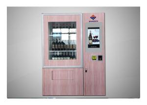 China Conveyor Belt Coin Bill Card Payment Wine Bottle Vending Machine For Hotel Shopping Mall on sale