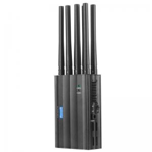 China 8 frequency band portable mobile phone signal jammer GSM 3G 4G GPS signal jammer wifi LOJACK signal blocker on sale