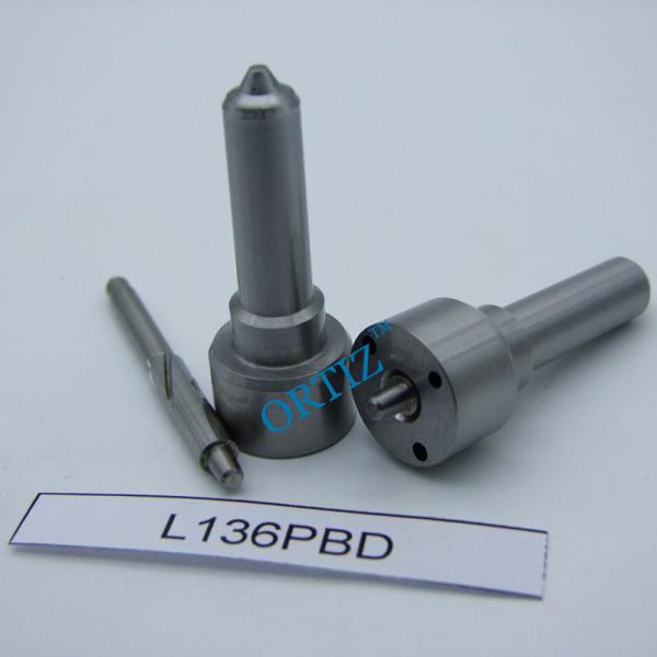 High Speed Auto Spare Parts , Silver Color Diesel Injector Nozzle L136PBD