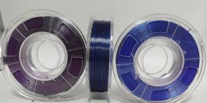 Quality Pla Abs Tpu Triple Color Filament , 0.02mm / 0.05mm 3d Filament for sale