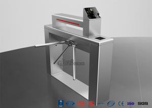 Quality Entry Systems Access Control Turnstiles with Led Display , Road Barcode Electric Turnstile for sale