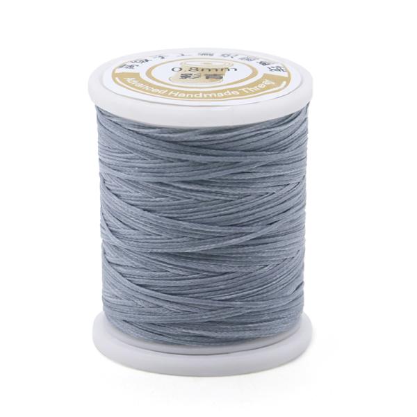 Polyester/Waxed Material 0.8mm 50m Flat Waxed Sewing Thread for Leather Stitching