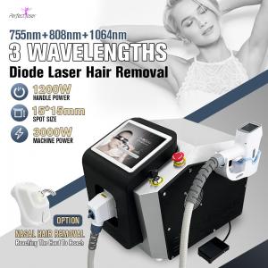China 755nm 808nm 1064nm Diode Laser Machine For Hair Removal Soprano Permanent on sale