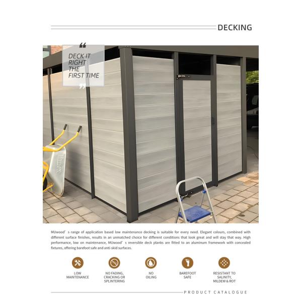 Landspcape WPC Decking Panel Boards High Strength Waterproof