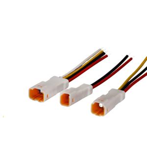 Quality JST Male Female Automotive Cable Assemblies 2Ft Length Waterproof for sale