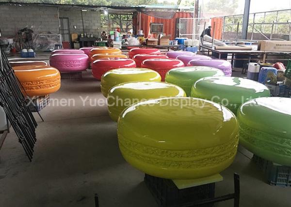 Buy Resin Macaroon Shopping Center Decoration Fake Food Model For Shop Display at wholesale prices