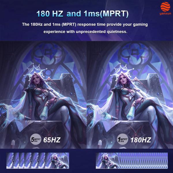 34 Inch Flat Gaming Monitor UHD PC Computer Monitor 3440x1440 Resolution OEM Logo