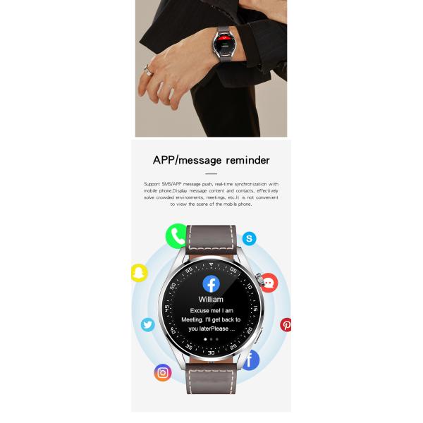 280mAh Clip Charging Bluetooth Calling Smartwatch Unisex E20 4.2BLE