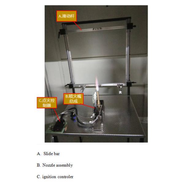 UL1581 Wire and Cable Flame Testing Chamber 0-160kPa