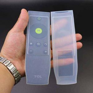 Quality Anti-shock Waterproof Dustproof Clear Silicone TCL TV Remote Control Cover/Case/Sleeve for sale