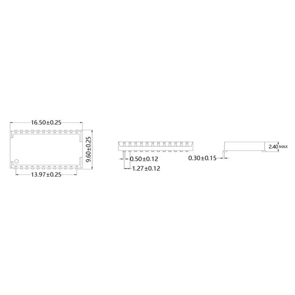 10/100/1000 Base-T Ethernet Magnetic Transformers 749023113C