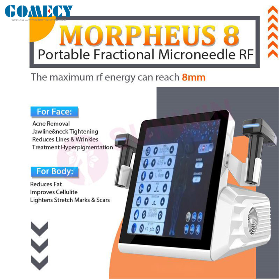 Radiofrecuencia Fractional RF Microneedling Machine with 2 Handles