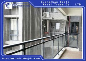 Quality Hard Line Safety Frame fixed grilles Provides with Nylon Coating School  Invisible  Grille for sale