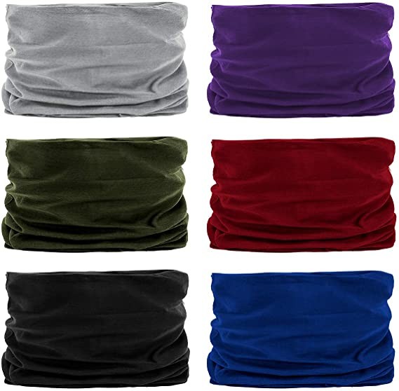 Print Scarf Plush Animal Printing Face Cover Plain Bandanas