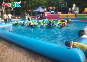 China Adult Kid Swimming Inflatable Pool For Inflatable Water Park Games / PVC Pool Float on sale
