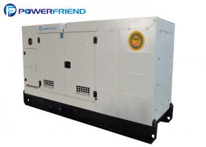 China EURO emergency diesel generator 100kva 110kva super silent white color canopy on sale