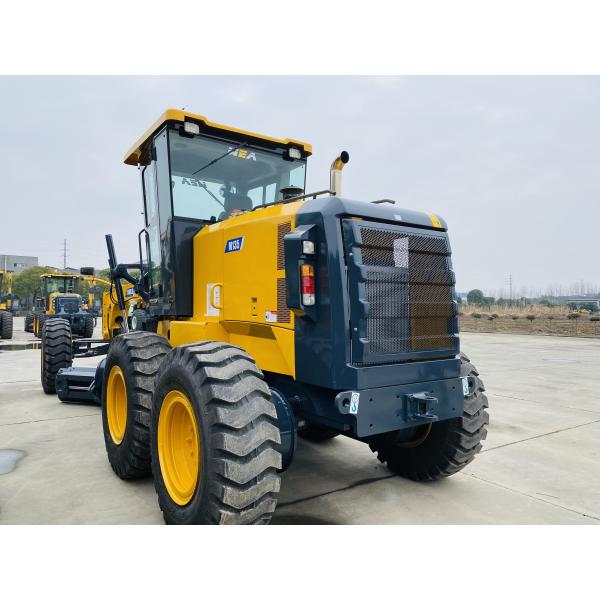 Komatsu 97kw Heavy Machinery Motor Grader With Air Conditioning
