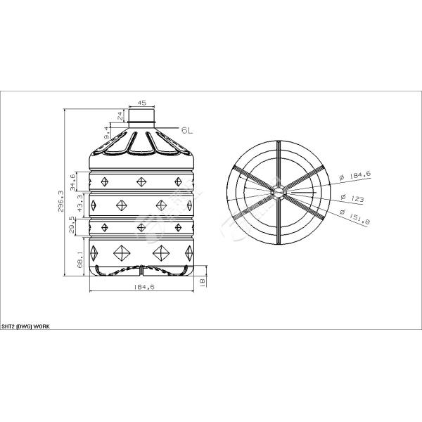 5 L Plastic Blow Moulding CAD Design Software For Bottle Making Machine