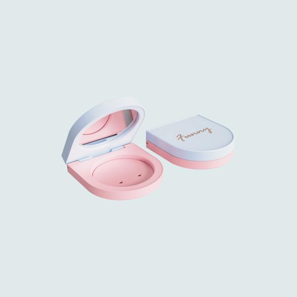 GC703 Compact Solid Powder Case With Mirror