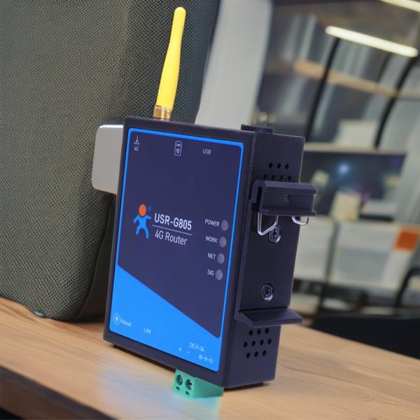 USR-G805-ECAUX Industrial 4G LTE Router 1000mbps Firewall And VPN Function