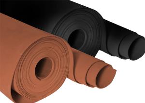 Quality PVC NBR Black Rubber Insulation Sheet Self Adhesive Waterproof for sale