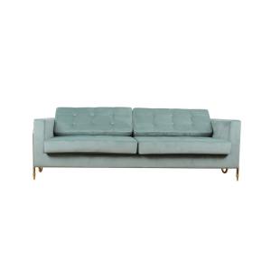 China Fabric Upholstery Velvet Couches Luxury Modern Sofa For Living Room W 85cm on sale