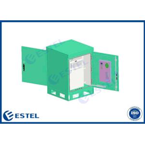 Quality Floor Mount 17U RAL 7035 Weatherproof Rack Enclosure for sale