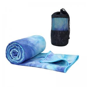 China Tie Dye Microfiber Yoga Mat Cover Towel Yoga Towel For Hot Yoga Outdoor on sale
