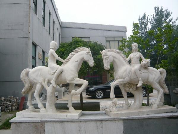Buy marble animal sculpture with nature stone,,China stone carving Sculpture supplier at wholesale prices