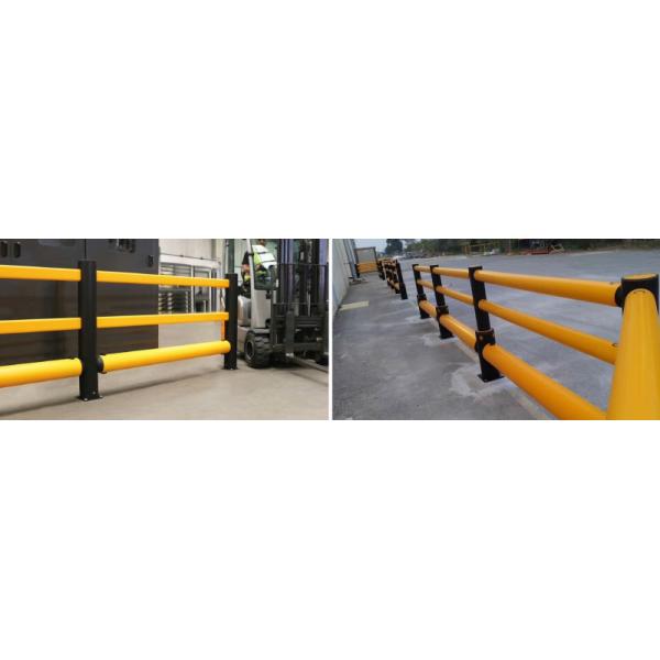 Flexible Pedestrian Barrier  Anti-Collision Guardrails Warehouse Safety Barrier Traffic Guardrails