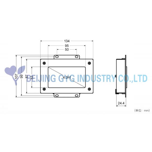 ADVERTISING MULTIMEDIA 4.3 INCH TFT ELEVATOR DISPLAY SCREEN GVT04301