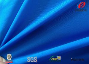 Quality Semi Dull100% Polyester Elastic Fabric , Satin Spandex Fabric For Wedding Dresses for sale