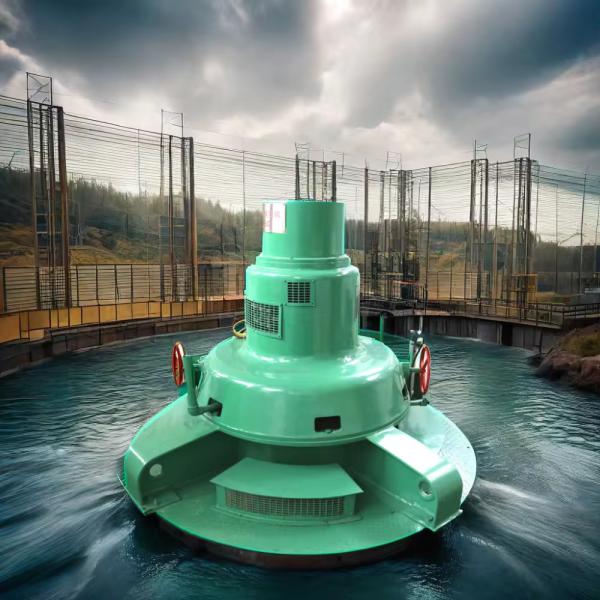 Customized Color Kaplan Hydro Turbine Generator Stainless Steel Runner Diameter 0.6-2m
