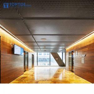 Quality Durable Aluminum Perforated Metal Mesh Ceiling Panel With Custom Hole Size for sale