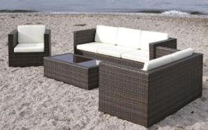Quality 4pcs balcony wicker sofas for sale