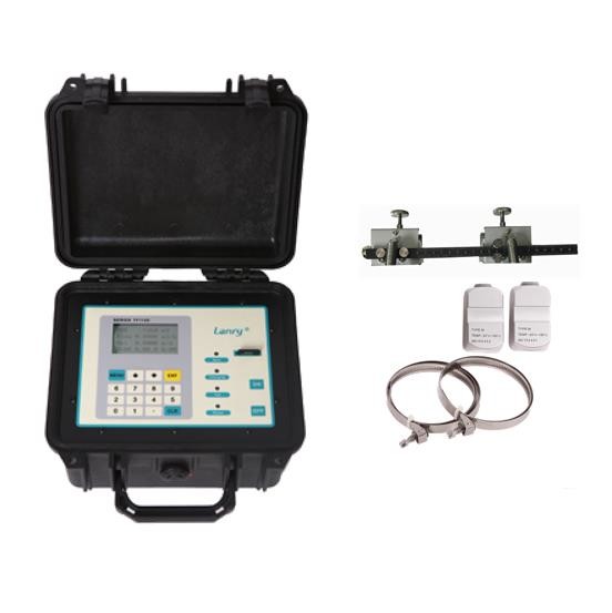 236' Digital Clamp On Portable Ultrasonic Flow Meter 12m/S Non Invasive