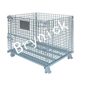 Quality 40x32x33 Inch Collapsible Metal Storage Containers , Industrial Collapsible Containers for sale