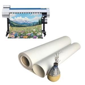 Quality 280gsm Matte Polyester Inkjet Canvas Roll for Eco Solvent / Latex / UV Printing for sale