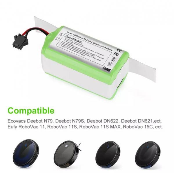 Lithium Ion Rechageable Battery Pack 14.8V 3Ah 18650 Lithium Li Ion Battery